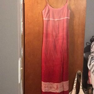 AMERICAN EAGLE MAXI PINK OMBRÉ DRESS BRANDNEW